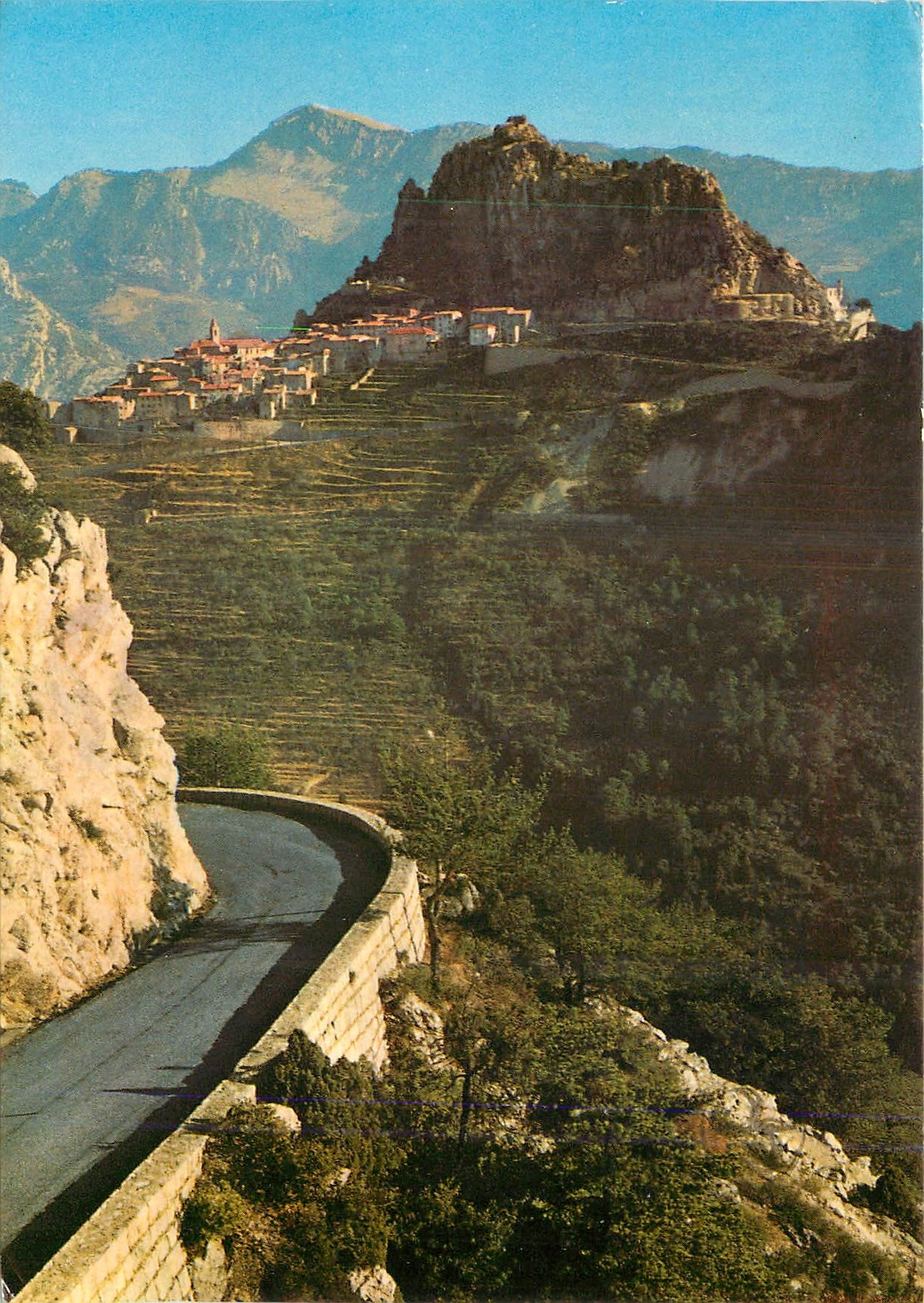 CPM Sainte Agnes Alpes Maritimes Le Village du Littoral le plus haut d'Europe 