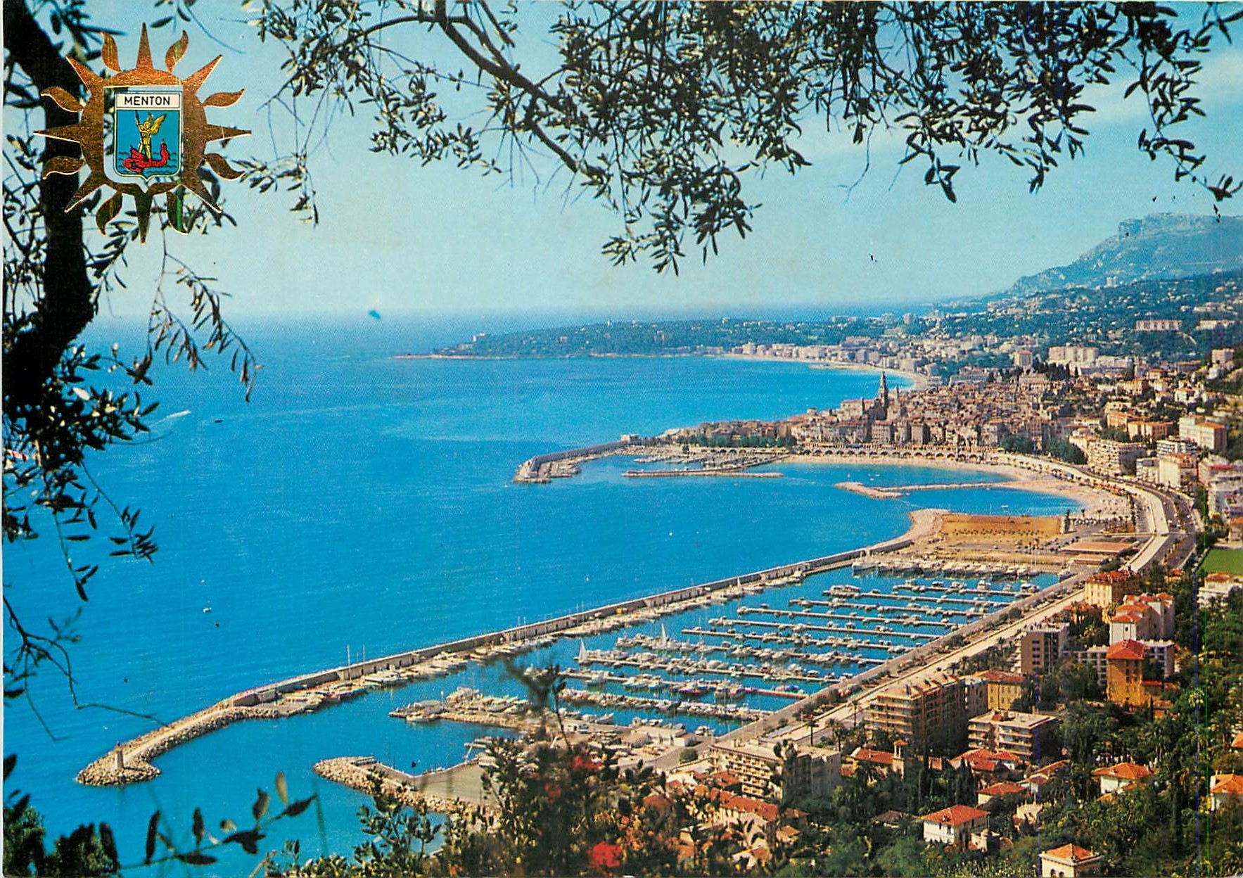 CPM Cote d'Azur Menton Alpes Maritimes Vue generale Le Nouveau Port 