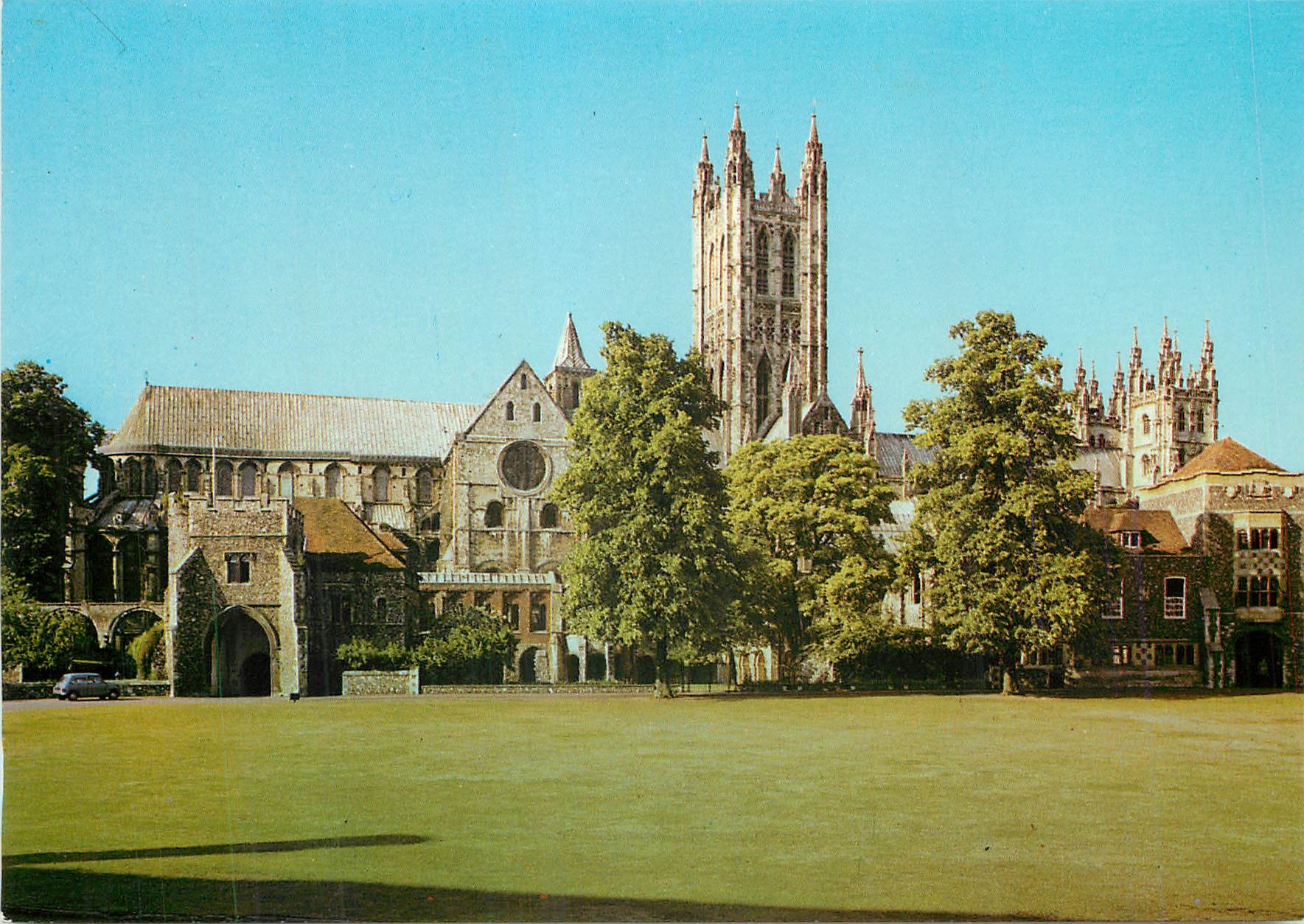 CPM Canterbury Cathedral from the Greencourt on the North 
