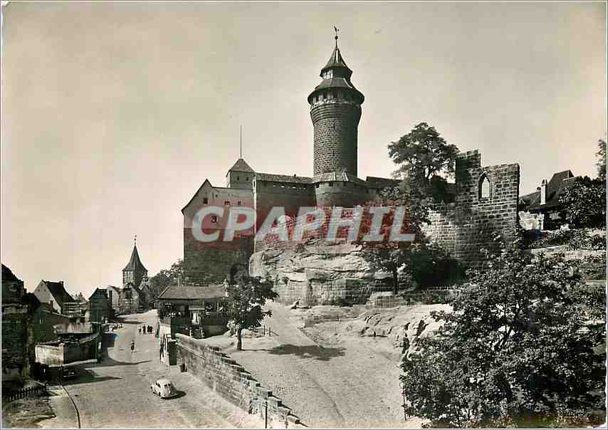 CPM Nurnberg Burgaufgang zum Himmerlstormit Sinwellturm 