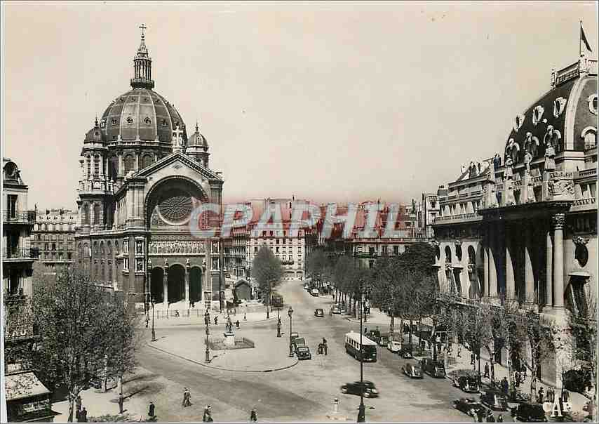 CPM Paris La Place Saint Augustin 