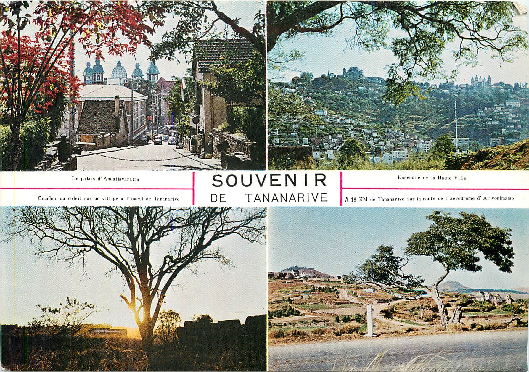 CPM Souvenir de Tananarive 