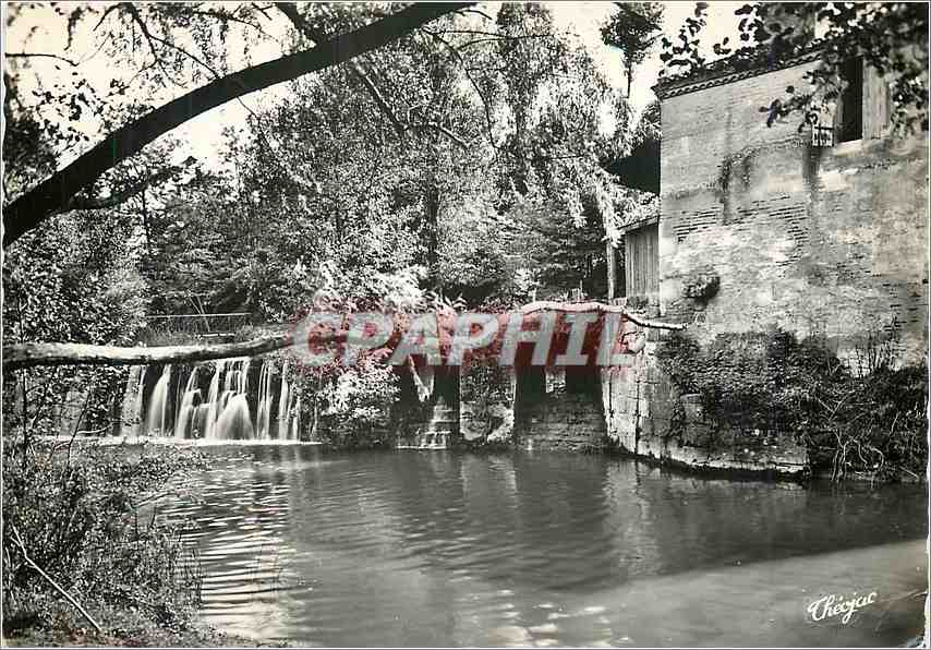 CPM Tonneins L et G Chute d'Eau et Moulin de Fauillet 