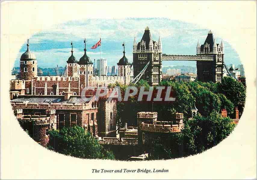 CPM The Tower and Tower Bridge London 