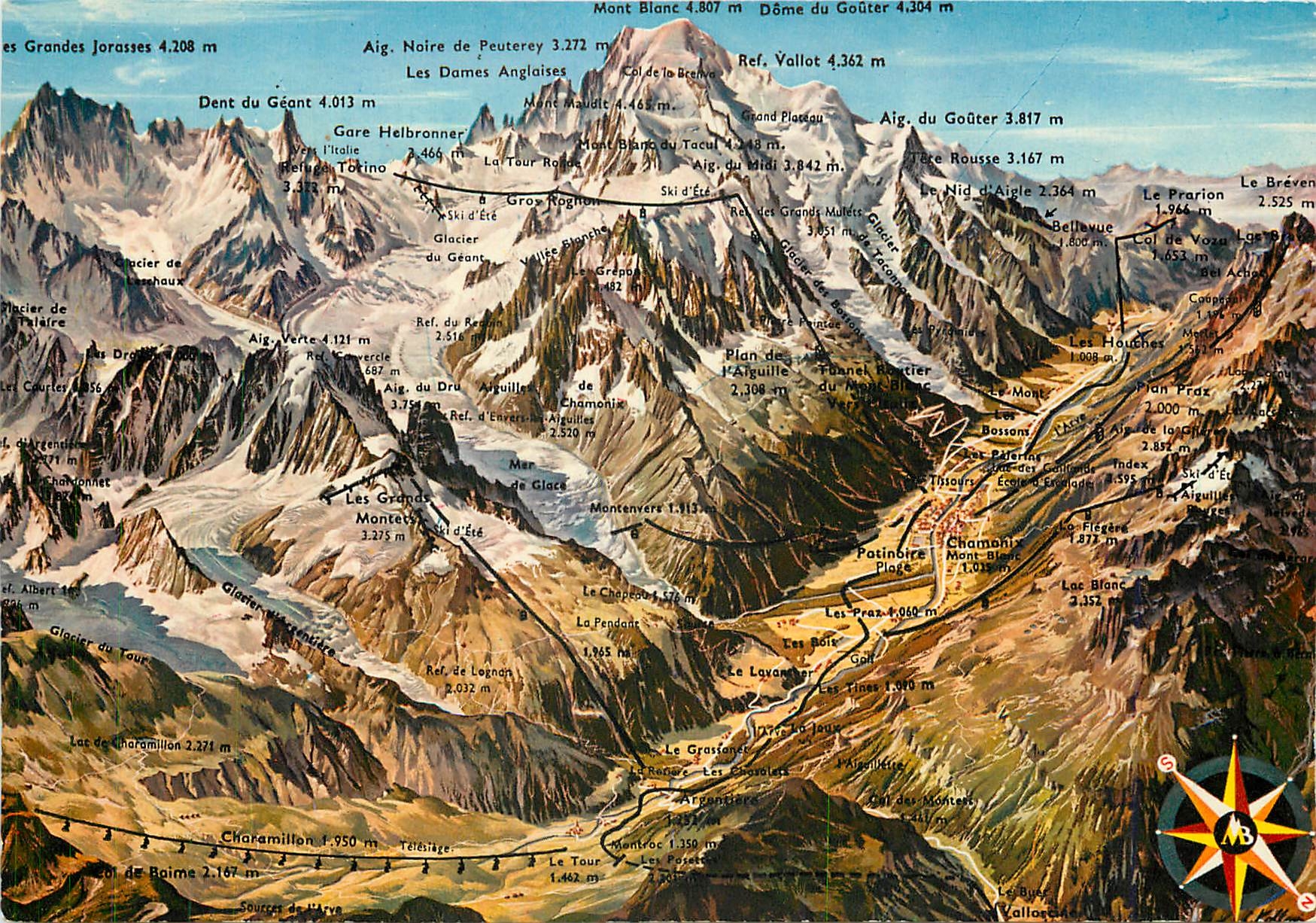 CPM Vallee de Chamonix Mont Blanc 