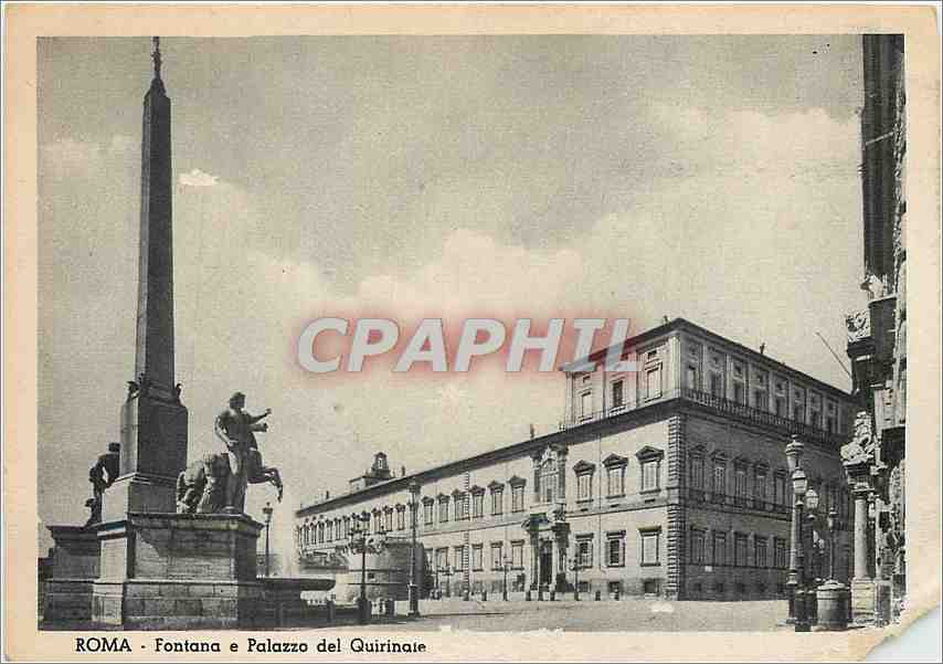 CPM Roma Fontana e Palazzo del Quirinaie 