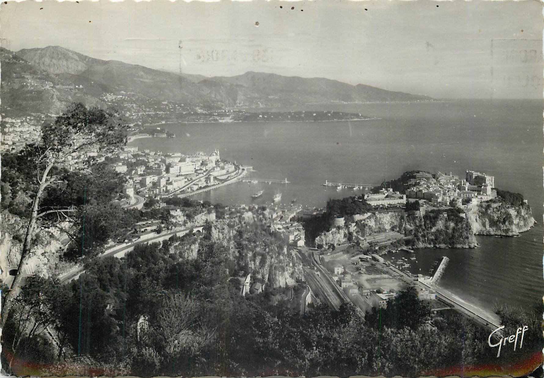 CPM La Cote d'Azur Monte Carlo Monaco vue generale vers le Cap Martin et Bordighera 