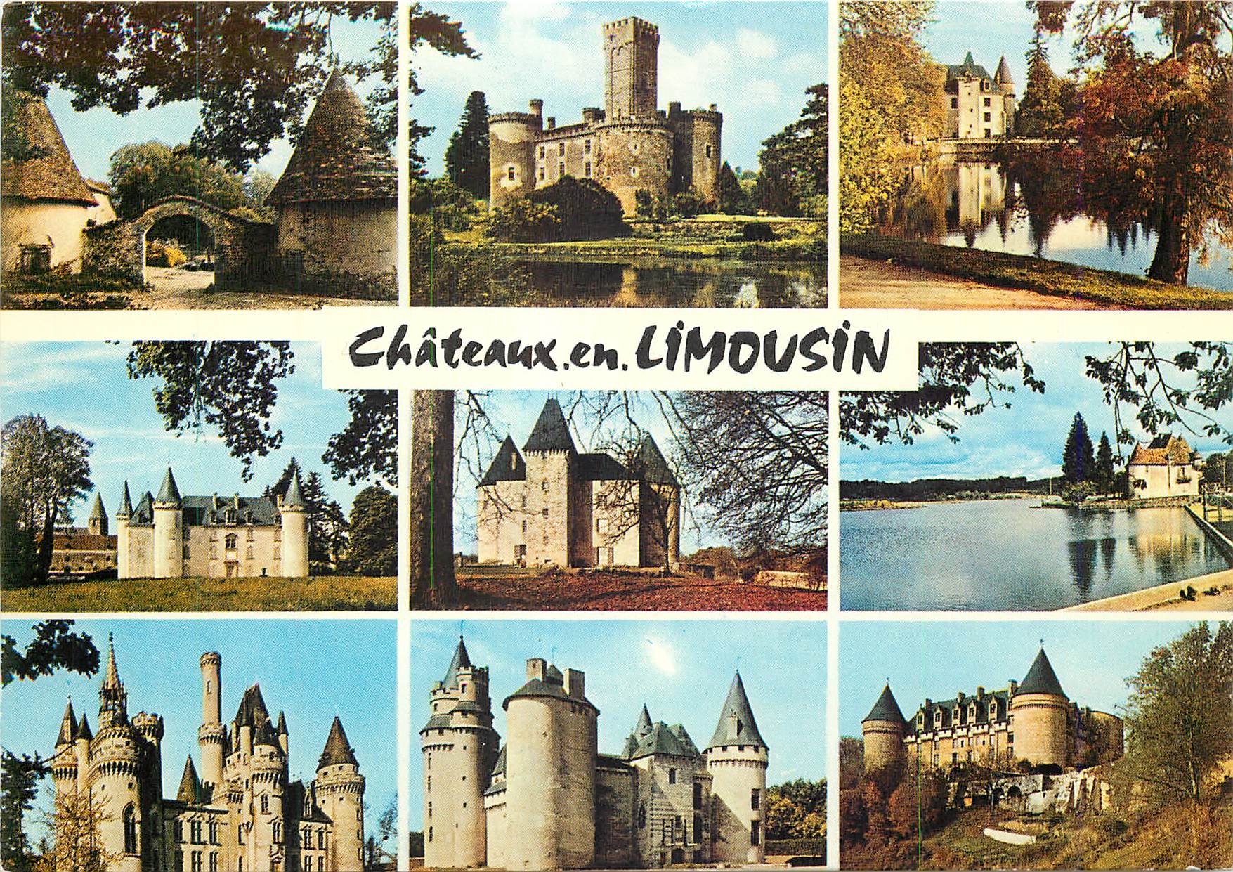 CPM Chateaux en Limousin Brignac Montbrun Nieul Nexon Brie Ballerand Bagnac Rochechouart