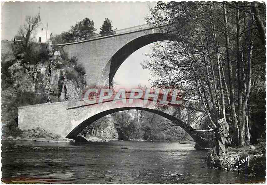 Ponts sur la Cure à Pierre-Perthuis — Environs de Vézelay (Yonne) — Les Éditions d'Art, Paris