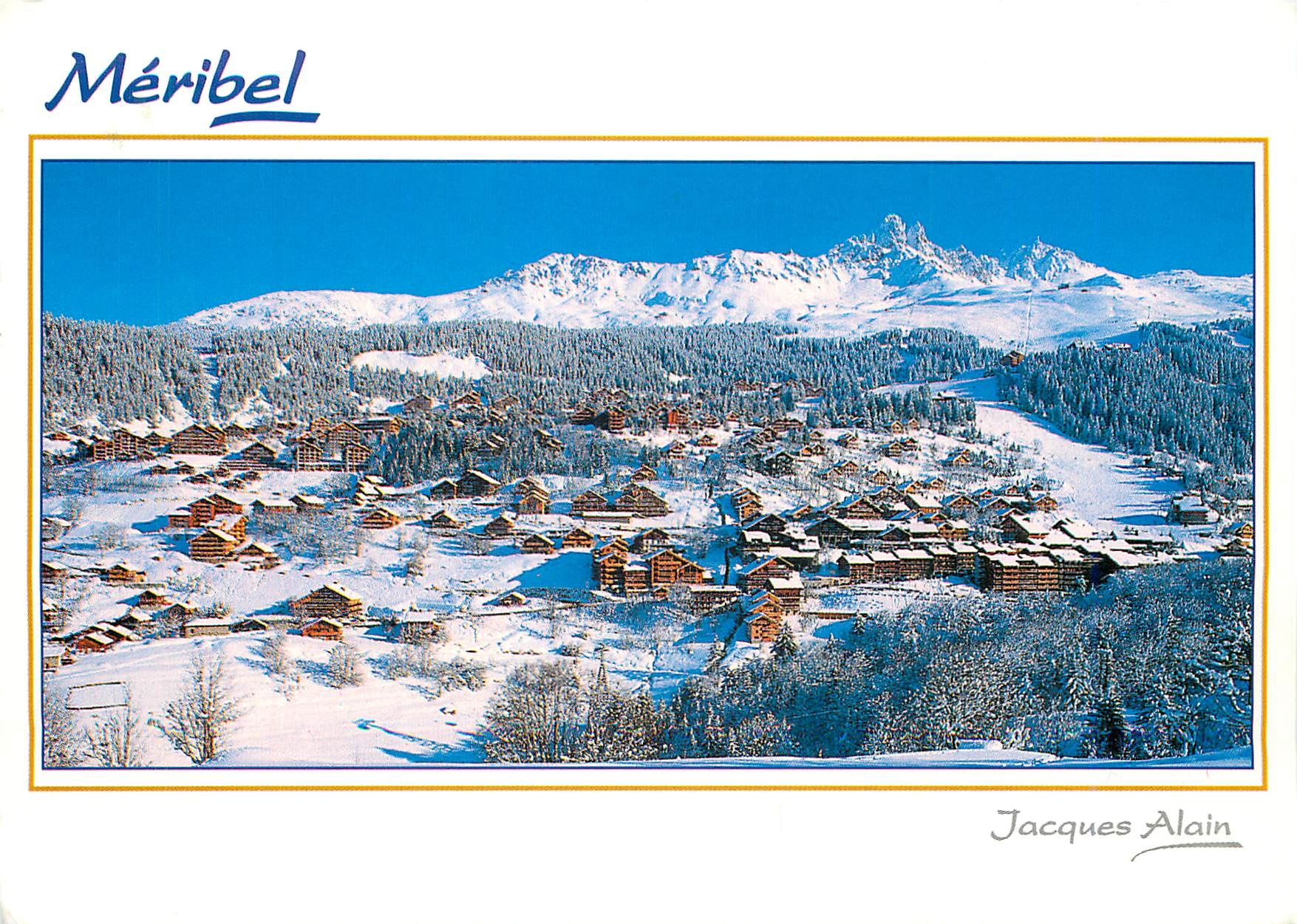 CPM Meribel La Station au pied de la Saulire 