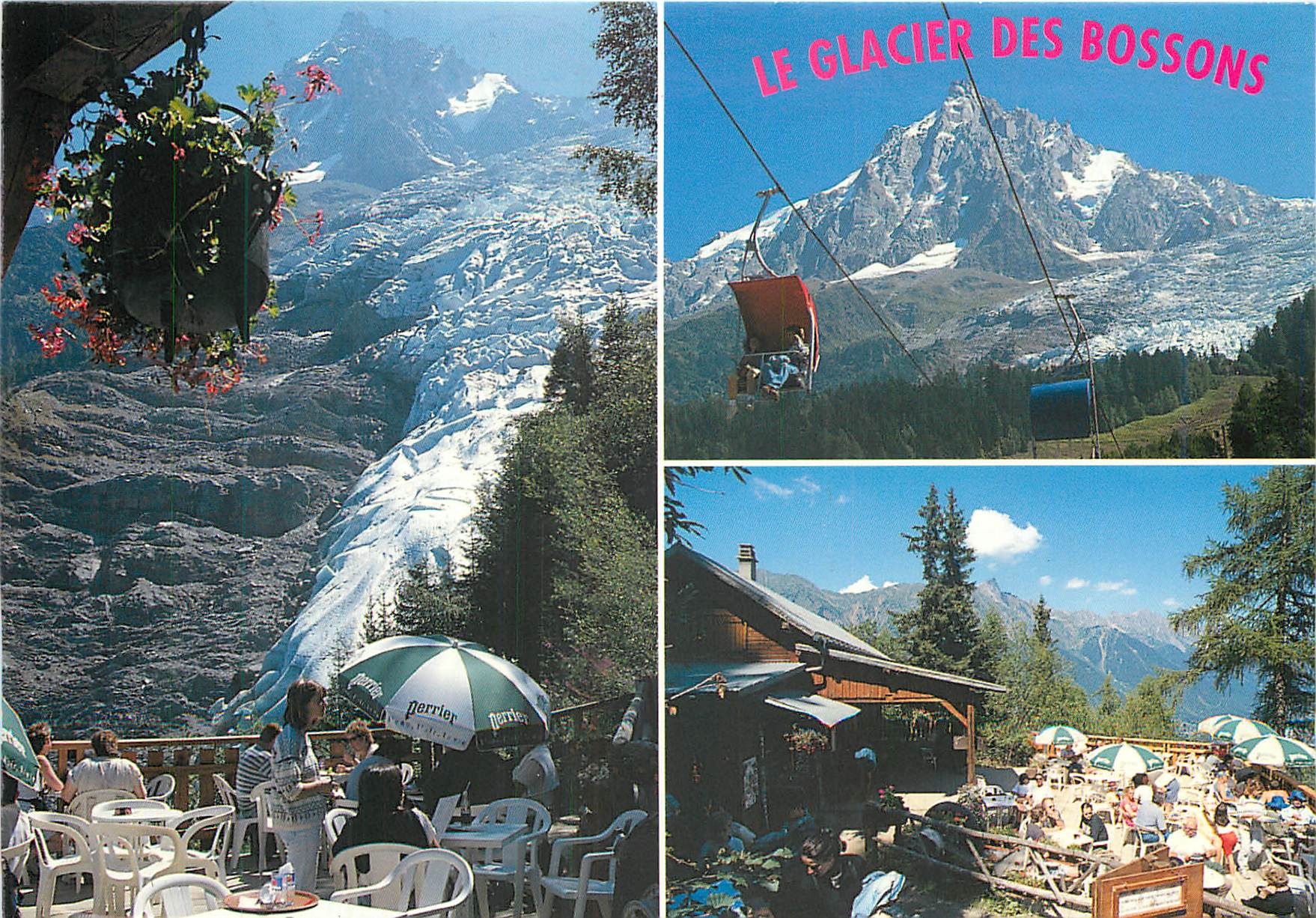 CPM Chamonix Mont Blanc Haute Savoie La Buvette du Glacier des Bossons 