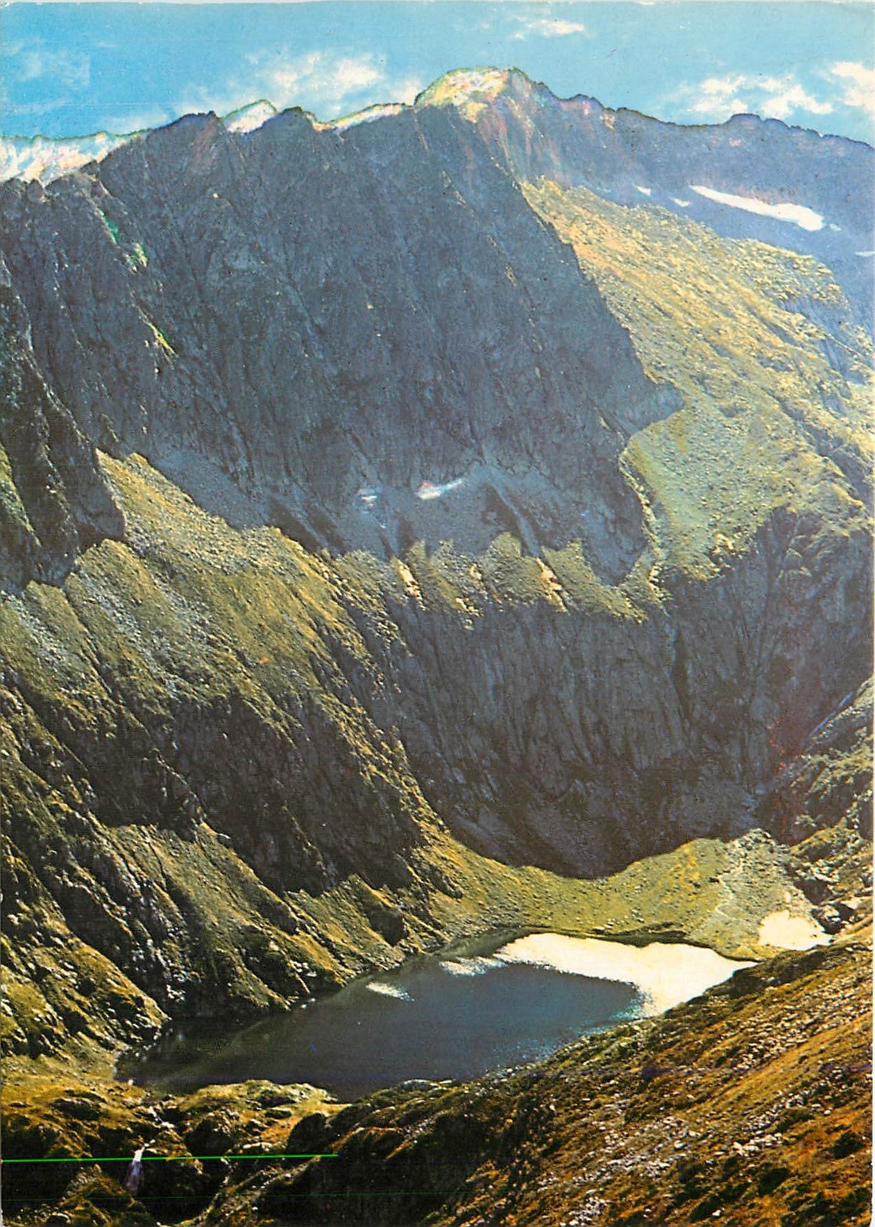 Lac du Garbet, Pique Rouge de Bassiès — Sites Pyrénéens — Éditions d'Art Larrey