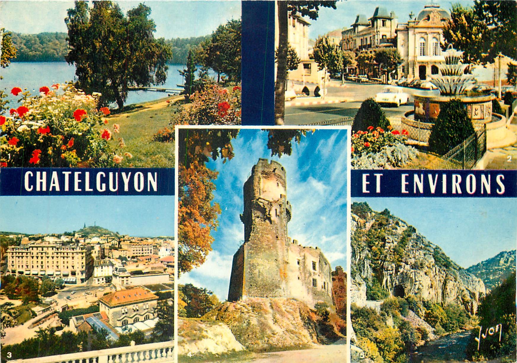 CPM Chatelguyon et Environs Puy de Dome Gour de Tazenat 