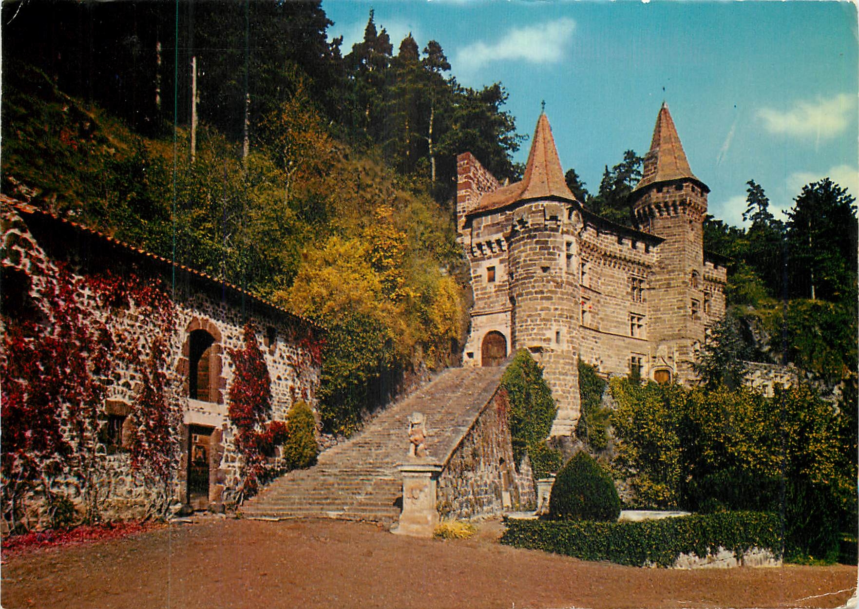 CPM Chateau de la Rochelambert Haute Loire Monument historique classe 