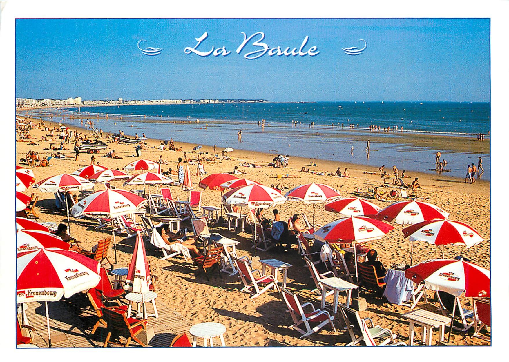 CPM La Baule La Plus belle plage d'Europe 