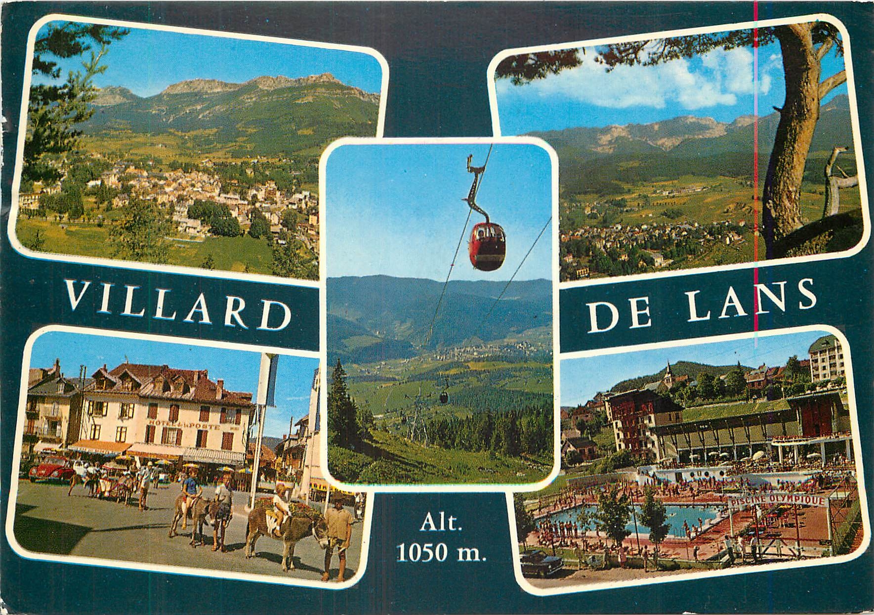 Villard-de-Lans — vue panoramique et piscine olympique — Les Alpes touristiques