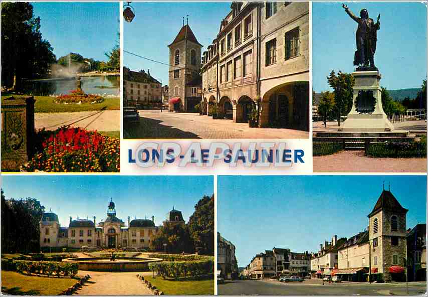 CPM Lons Le Saunier Jura Le Parc 