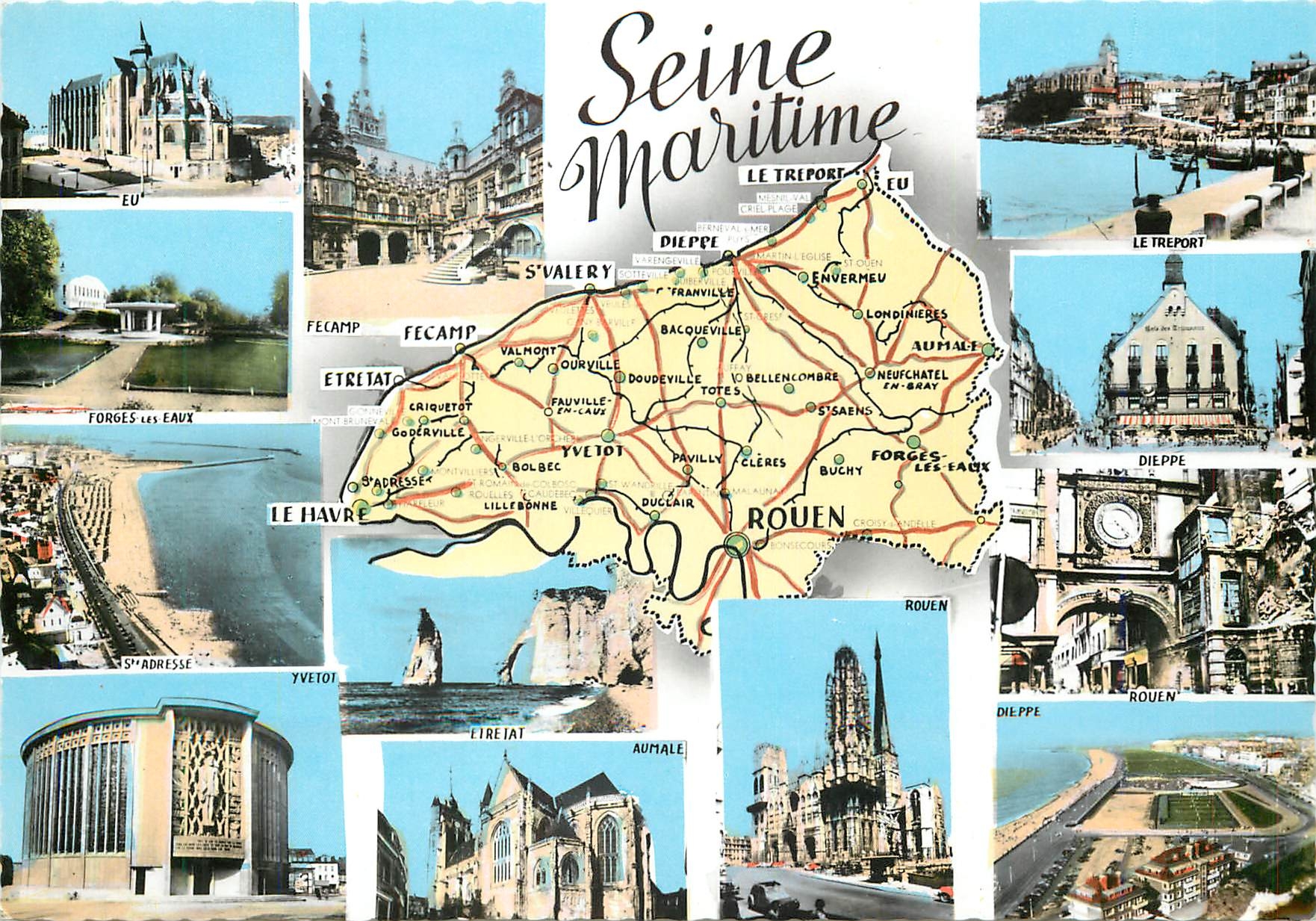 CPM Seine Maritime Dieppe Le Havre 