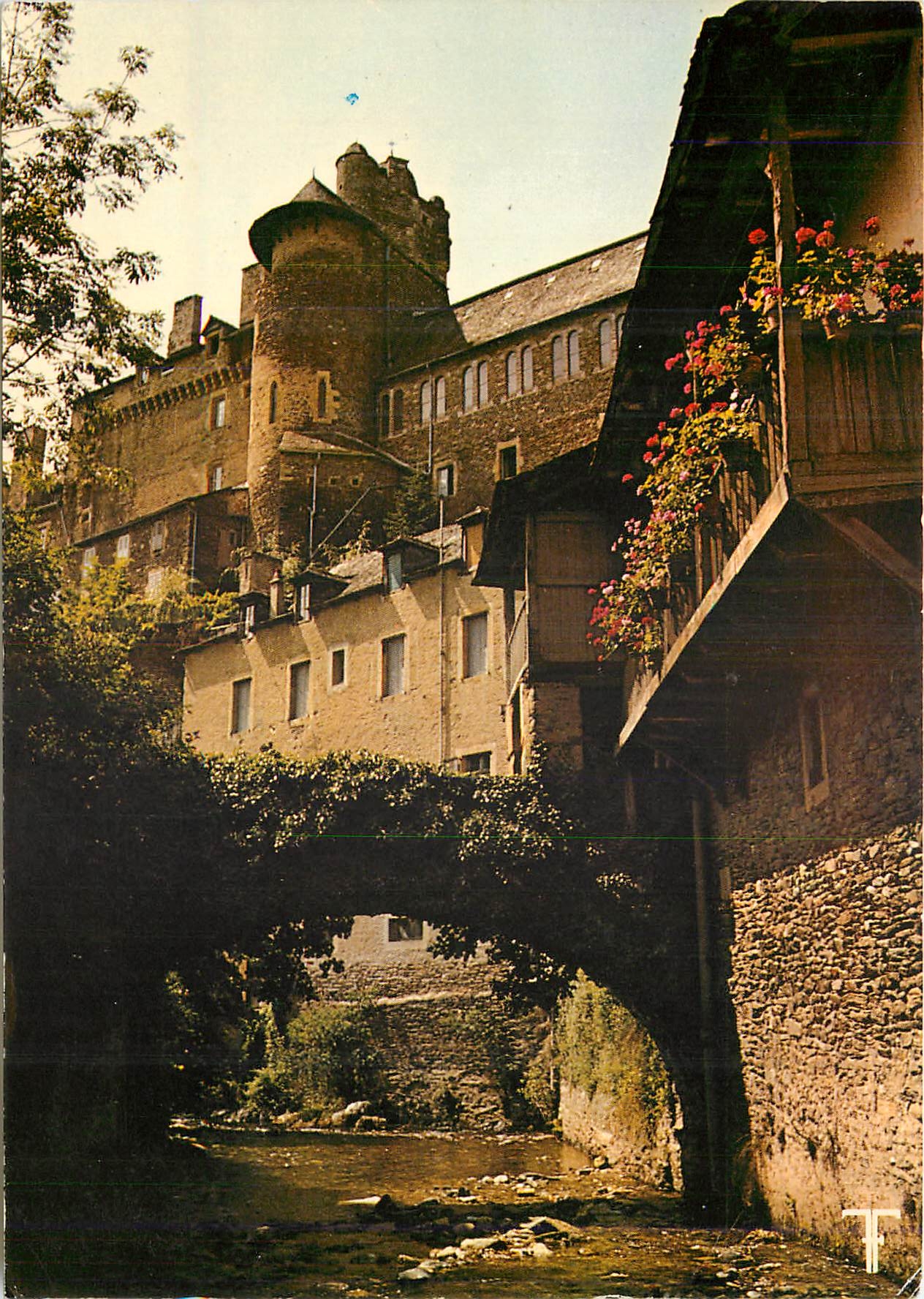 CPM Vallee du Lot Estaing Le Chateau 