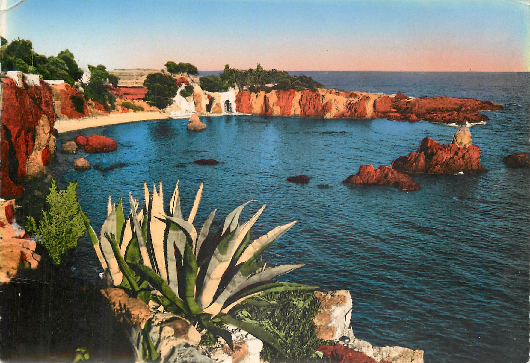 CPM Cote d'Azur Calanque et roches rouges de l'Esteret 