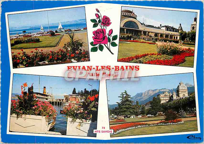 CPM Evian les Bains Ville fleurie 