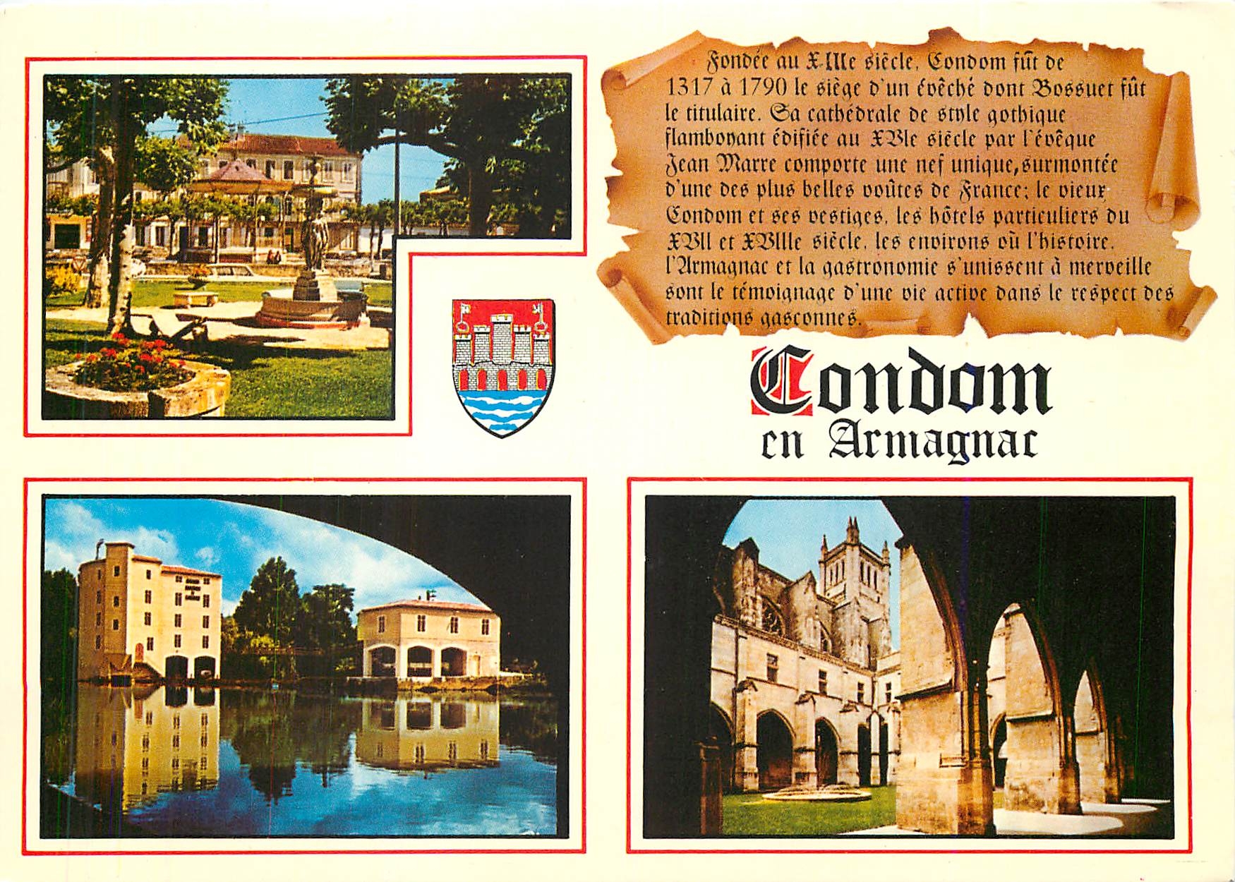 Condom-en-Armagnac — ville historique et gastronomique — Imprimeur Combier