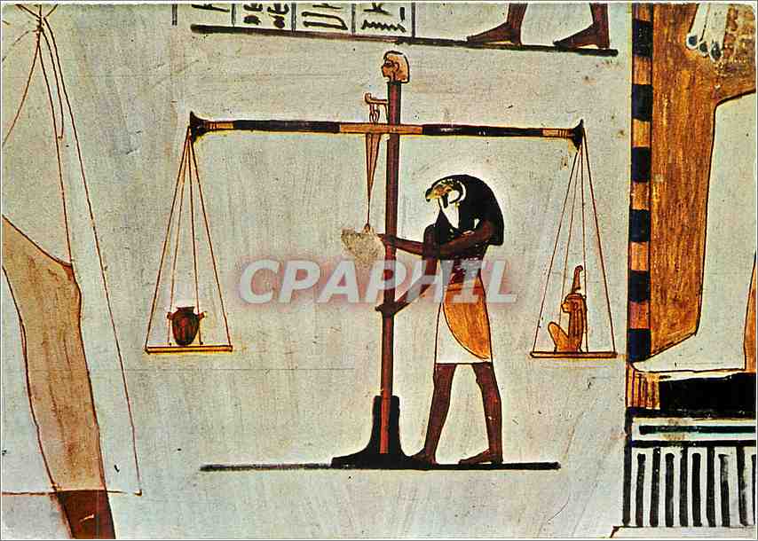 CPM Horus weighing the heart of the deceased 