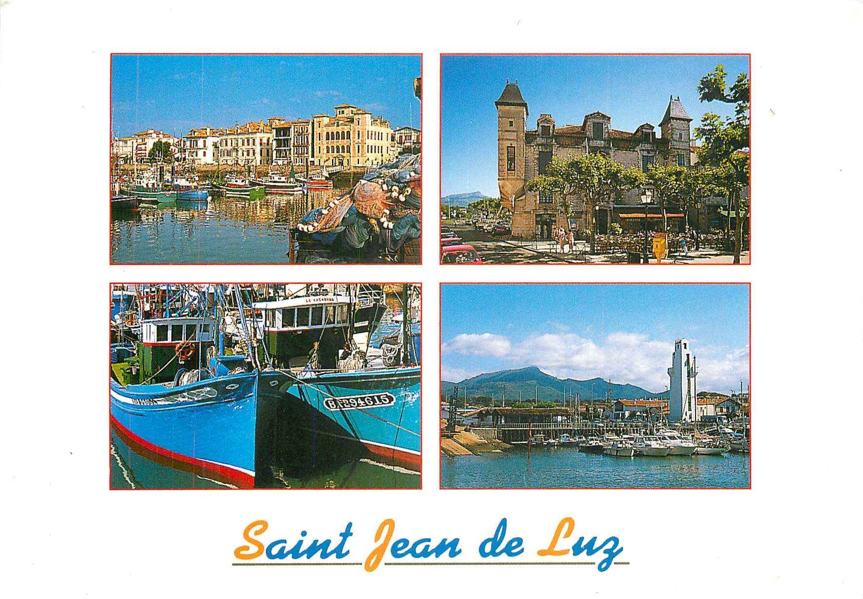 CPM Saint Jean de Luz Cote Basque Le port et la Maison de l'Infante 