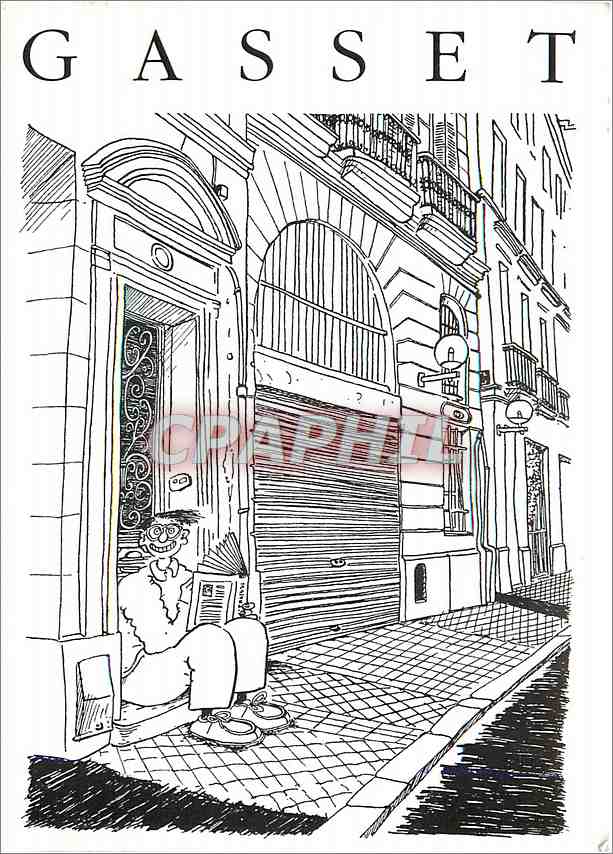CPM Gasset La Fenetre rue de Gergovie Paris 