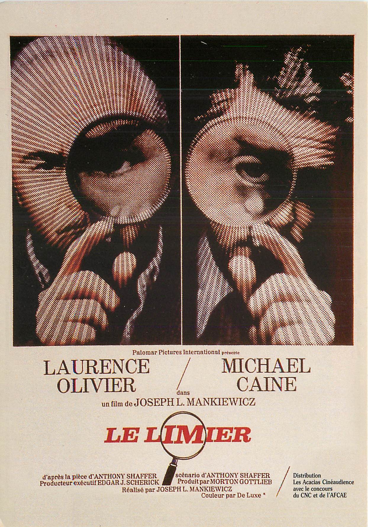 CPM Le dernier film et le chef d'Oeuvre de Joseph L Mankiewicz Laurence Olivier Michael Caine Le Lim