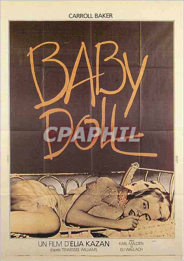 CPM Carroll Baker Un Film d'Elia Kazan d'Apres Tennessee Williams 