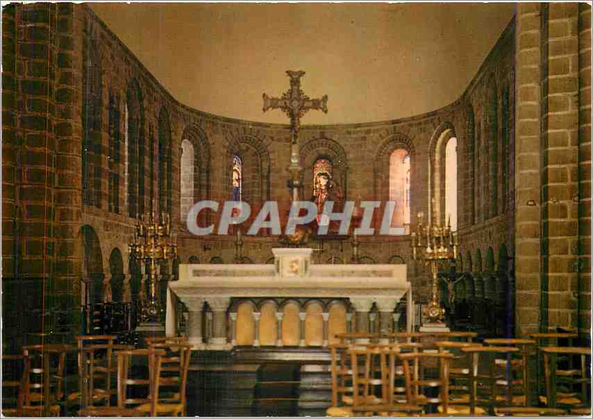 CPM Quimperle Sud Finistere Interieur de l'Eglise Sainte Croix 