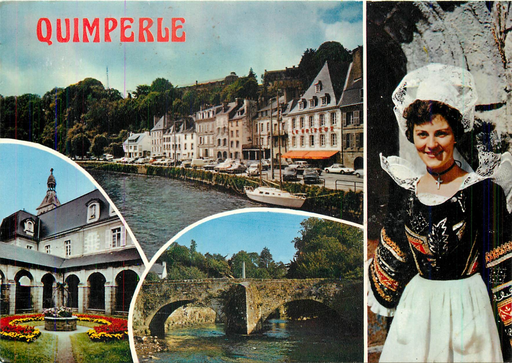 CPM Quimperle Sud Finistere Vue principale le quai Brizeux 