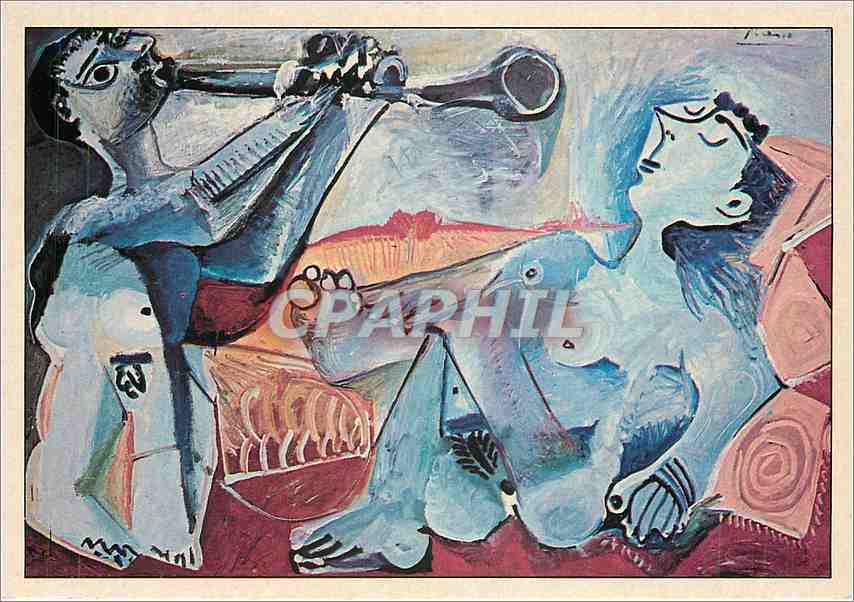 CPM Picasso Pablo Ruiz Blasco y Picasso dit Pablo L'Aubade 