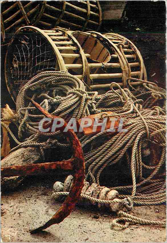 CPM La Bretagne en Couleurs Casiers de Cruslaces 