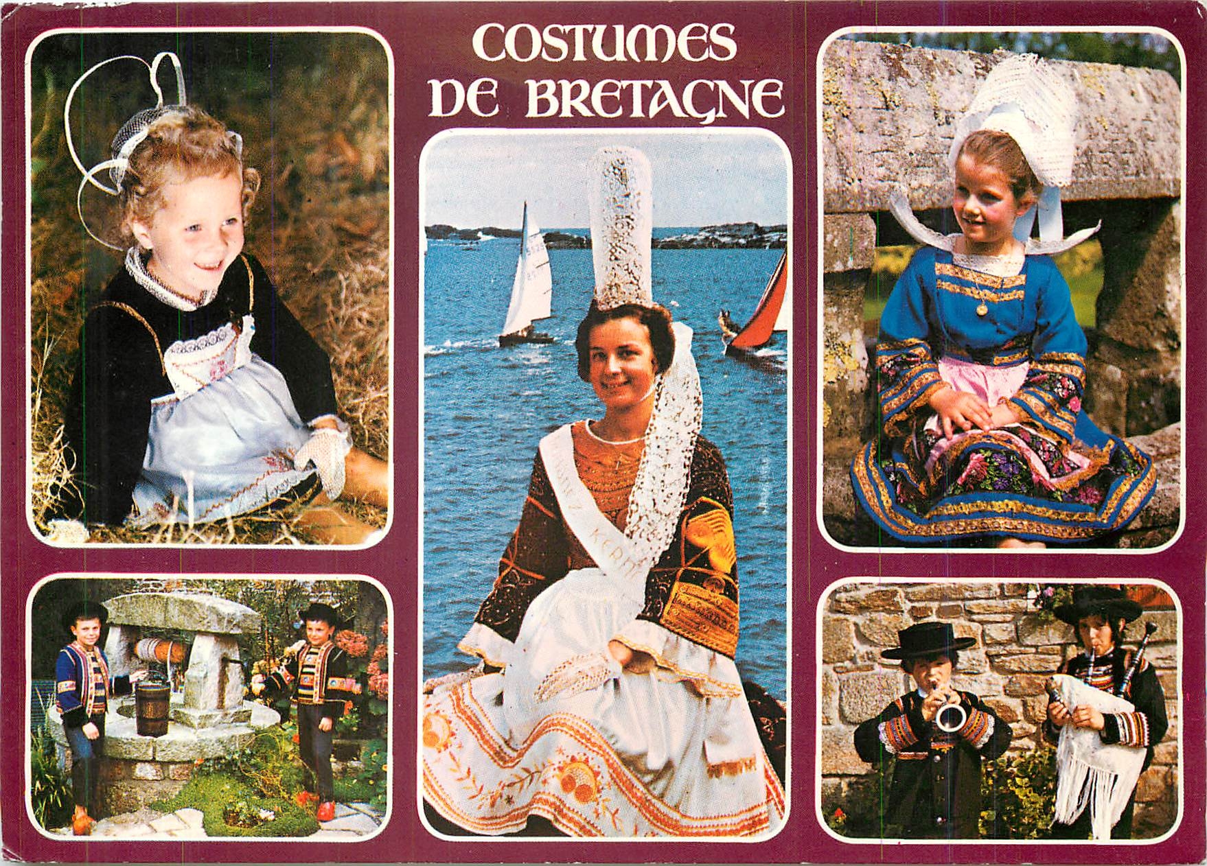 Costumes de Bretagne — Éditions d'Art 'Jack' — n° AB