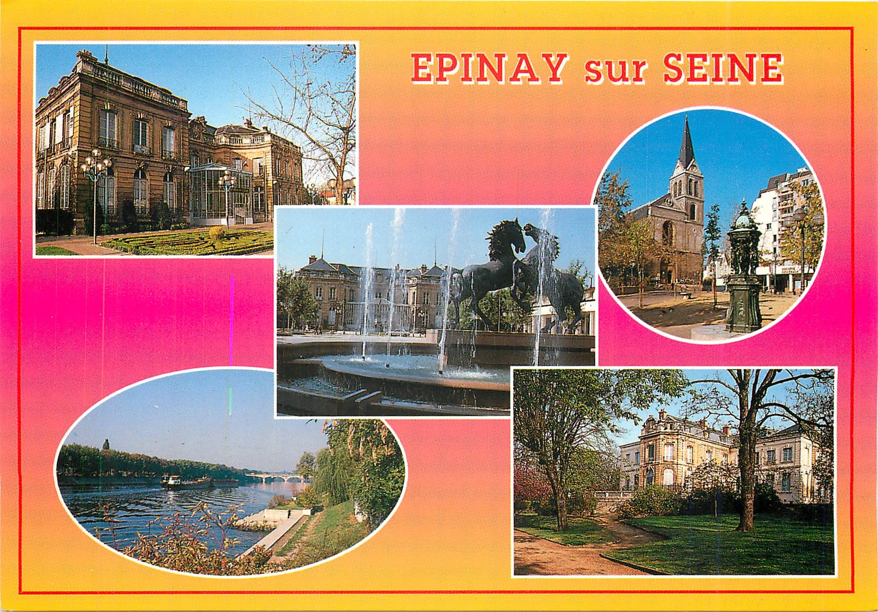 Epinay-sur-Seine — Verschiedene Aspekte der Stadt — Éd. La Pâture, n° 93440