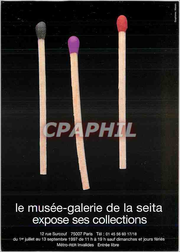 CPM Musee galerie rue Surcouf Paris SEITA