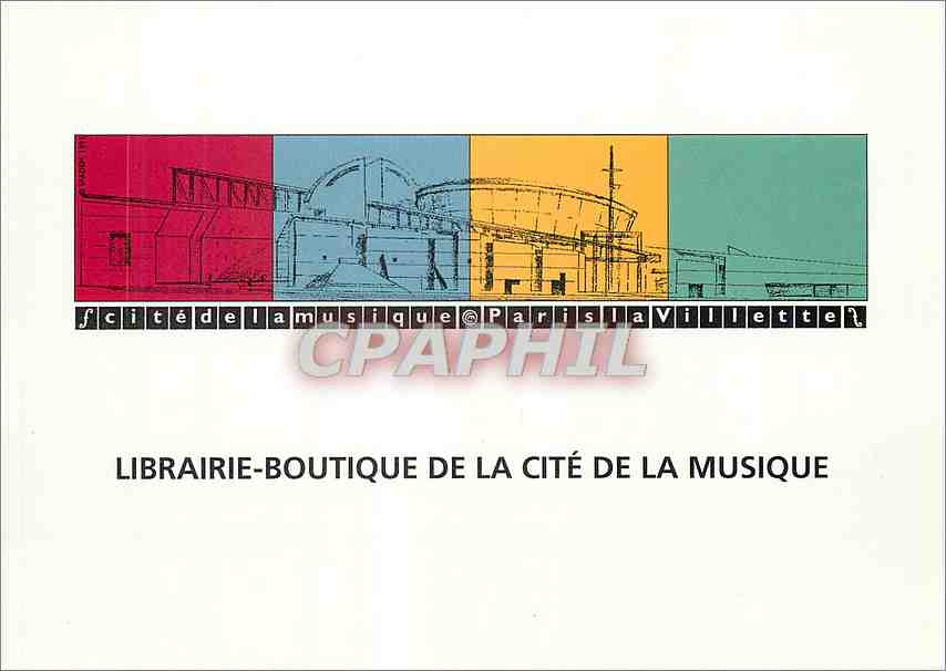 CPM Librairie Boutique de la Cite de La Musique 