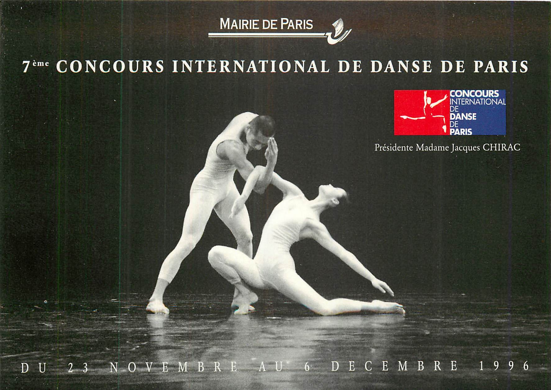 CPM Concours International de Danse de Paris rue de Laborde Paris 