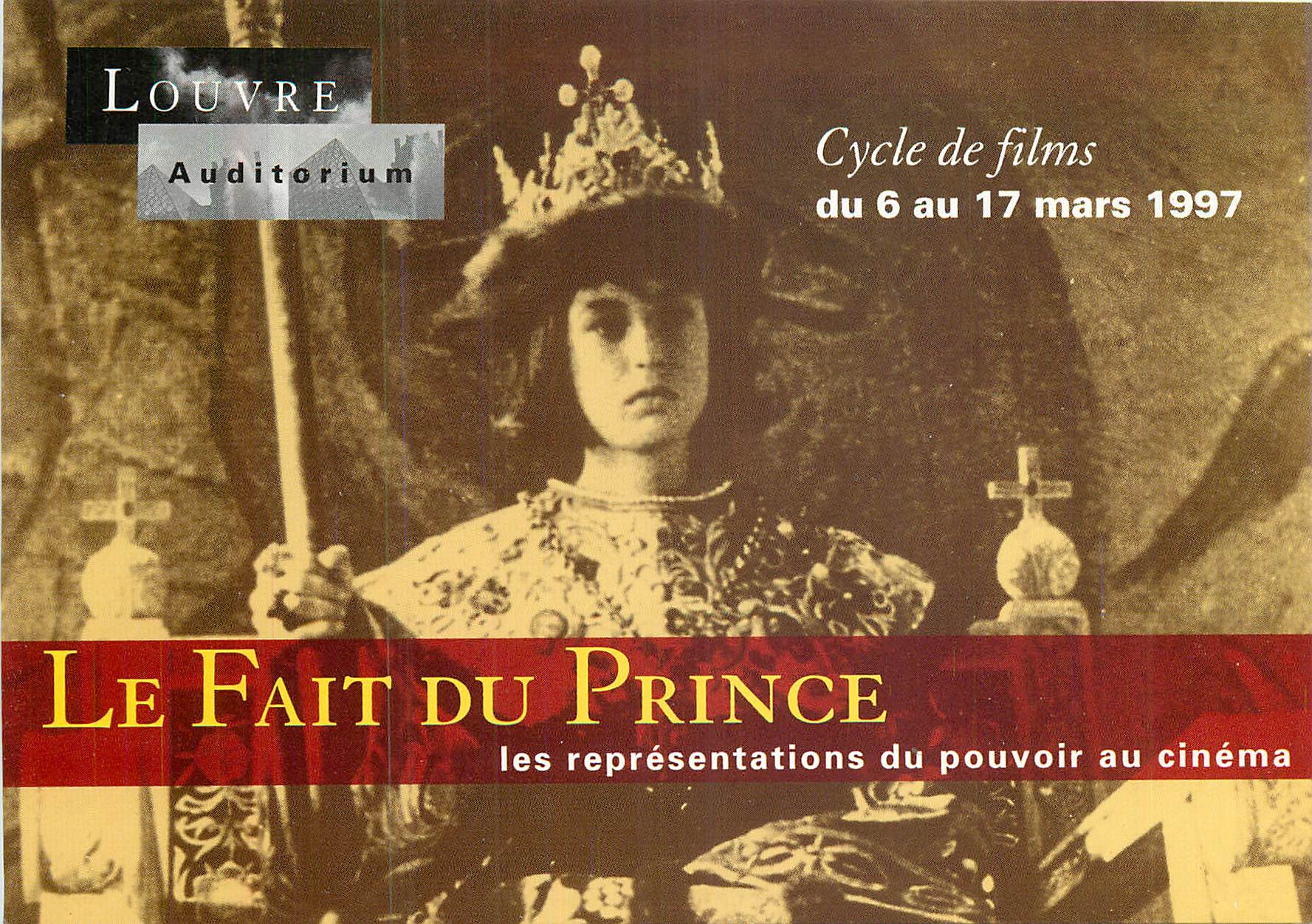 CPM Louvre Auditorium Le fait du prince Cinema