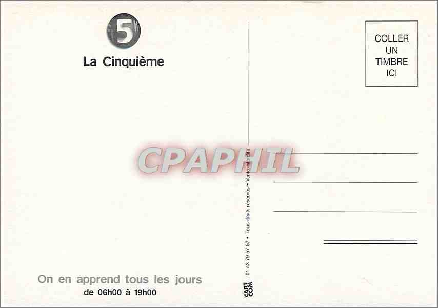 CPM On en apprend tous les Jours La cinquieme — Rückseite