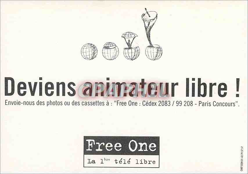 CPM Deviens animateur libre Envoie nous des photos ou des cassettes  — Rückseite