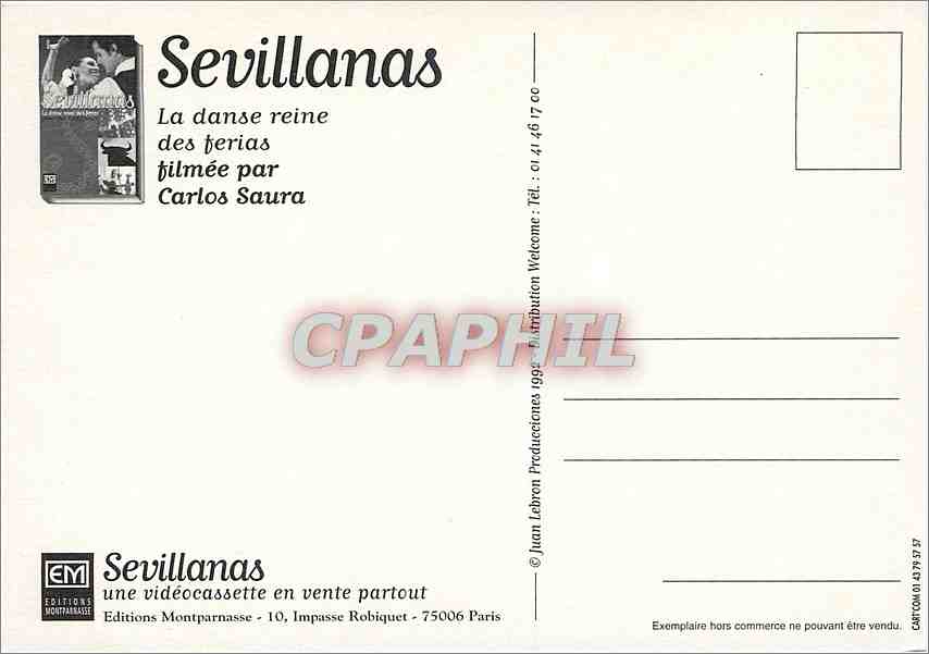 CPM Sevellanas La danse reine des ferias filmee par Carlos Saura  — Back
