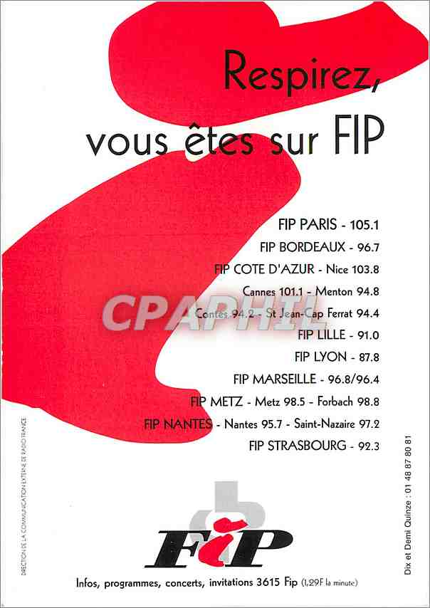 CPM Respirez vous etes sur FIP Jazz Radio — Back