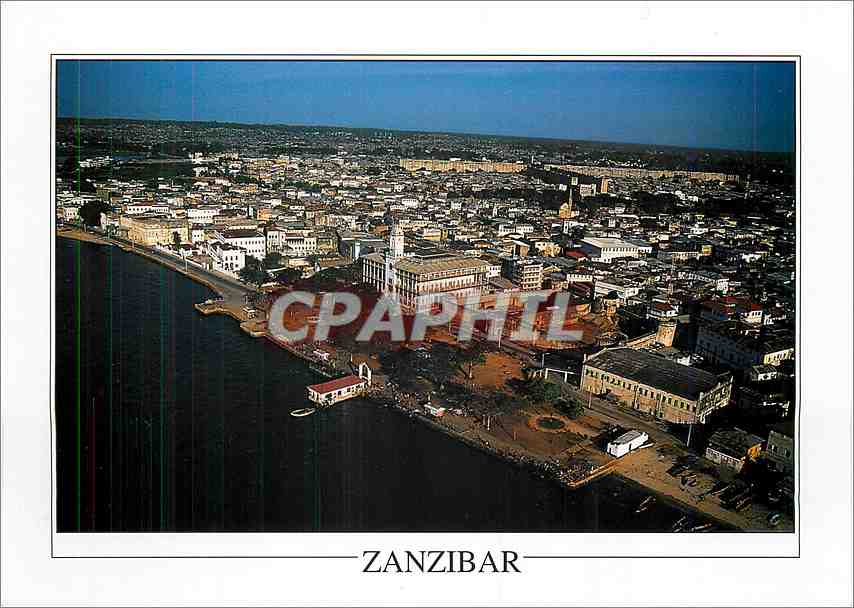 CPM Aerial view of the Coast Zanzibar Stone Town 