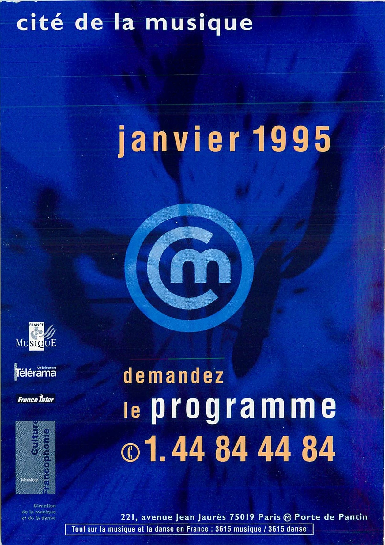 CPM Cite de la Musique Avenue Jean Jaures Paris 