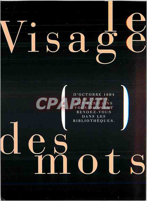 CPM Le Visage des Mots 