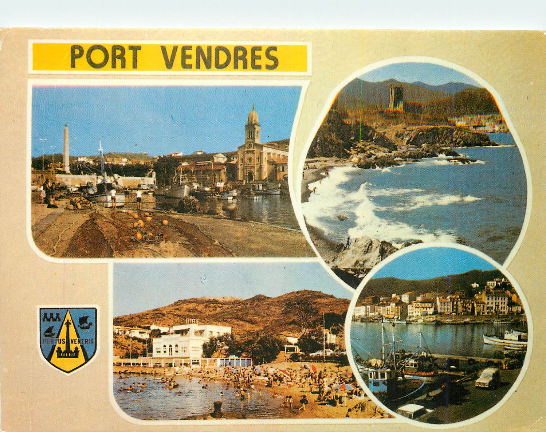 CPM En Parcourant la cote vermeille Port Vendres 