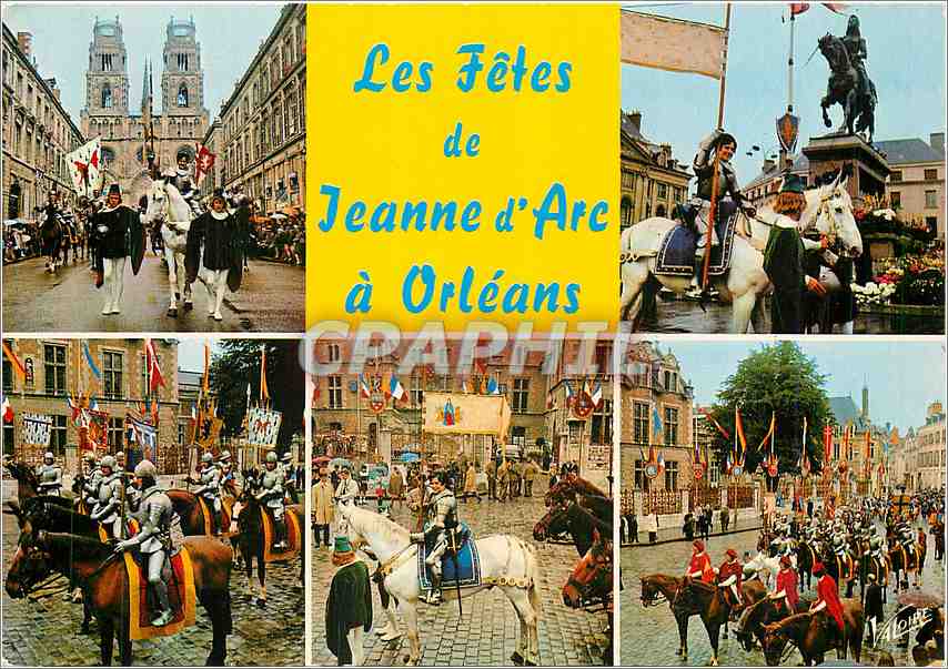 CPM Les Fetes de Jeanne d'Arc a Orleans 